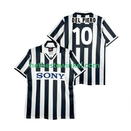 Juventus DEL PIERO 10 1995 Voetbalshirts Retro Thuis 1996